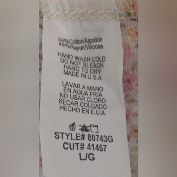 Blue Jasmine Floral Mini Skirt Womens Size Large - Picture 6 of 6